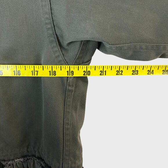 Vintage 1978 Romi Basha French Army Jacket Women's Medium Military Utility Camo - Picture 11 of 12